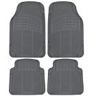 Floor Mats for Honda Accord - Gray Rubber Liner All Weather Semi Custom Fit 4-PC