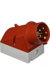 Mennekes 101200041 Pegs Wall-Mounted, Outlets CEE, 400 V, 50 – 60 Hz, 16 A, 5-pi - Picture 1 of 6