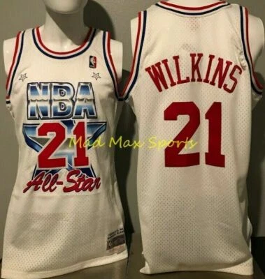 Camiseta deportiva Mitchell & Ness SWINGMAN 1991 East ALL STAR de Dominique Wilkins Hawks S-XXL Foto 1 de 4