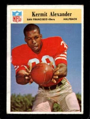 1966 PHILADELPHIA #171 KERMIT ALEXANDER VG 49ERS *XB37325 - Image 1 of 2