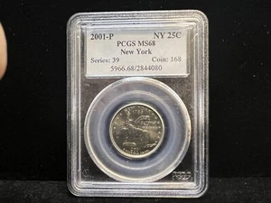 2001 P New York PCGS MS68 State Quarter - Picture 1 of 2