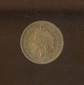 1878 1C Indian Cent F/VF - Picture 1 of 2