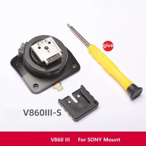 NEU für Godox V860 III Blitzschuh Basis mit Abdeckung Blitz Ersatzteile - Bild 1 von 4
