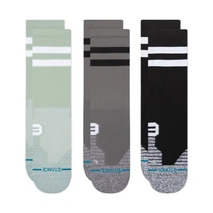 Paquete de 3 calcetines Stance Performance FEEL 360 Franquicia Crew Altura grandes M 9-13 nuevos - Imagen 1 de 7