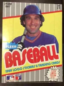 Caja de cera de béisbol Fleer 1989 36 paquetes sellados - Imagen 1 de 1