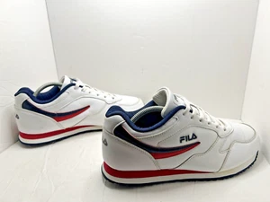 Fila Hombres A Low 1CM00550-125 Blanco/Rojo/Azul Zapatos Informales Tenis Talla 11 - Imagen 1 de 10