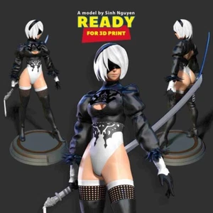 2B Nier Automata, 1/9, 22cm, 12k Resin 3D Print Figure Model Kit - Picture 1 of 12
