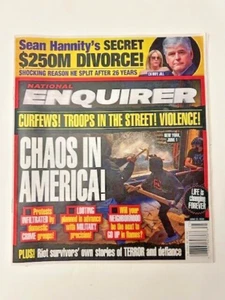 National Enquirer Magazine June 22, 2020 - Chaos in America! Life is Changing - Picture 1 of 1