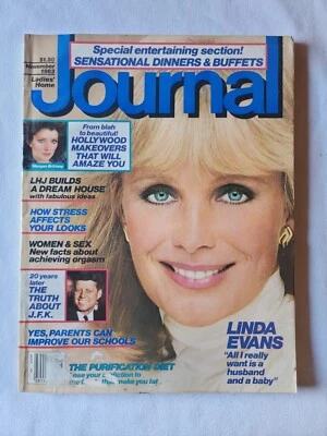 1983 November LADIES HOME JOURNAL Linda Evans Hollywood Makeovers (MH352) - Image 1 of 4