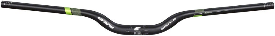 SPANK Spike 800 Vibrocore Handlebar 50mm Rise Black/green