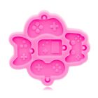 Pink Gaming Keyboard Keychain Silicone Mold for Valentine Love Craft