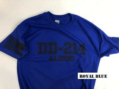 DD214 Alumni Shirt Military Army USMC Navy Air Force American Warrior 120 - Image 1 of 4