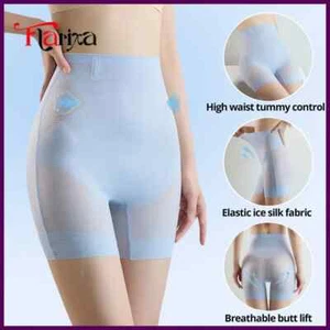 Flarixa Ice Silk Bauchkontrolle Höschen hohe Taille Unterwäsche Shorts ultradünn - Bild 1 von 21