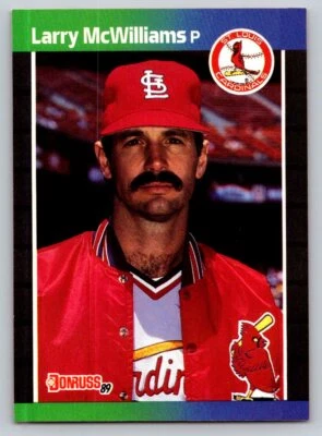 1989 Donruss #516 Larry McWilliams St. Louis Cardinals - Image 1 of 2