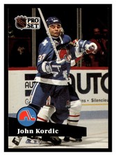 1991 Pro Set  #468 John Kordic - Quebec Nordiques