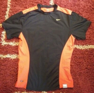 Boy's NIKE MMIV Dri-fit Orange Black Shirt Mesh Sides & Back Size XXL EUC A - Picture 1 of 8