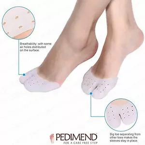 PEDIMEND Gel Toe Protectors Metatarsal Pads Ball of Foot Pain Cushion UK SELLER - Picture 1 of 9