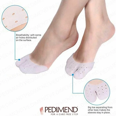 PEDIMEND Gel Zehenschutz Mittelfußpolster Fußball Schmerzkissen UK VERKÄUFER