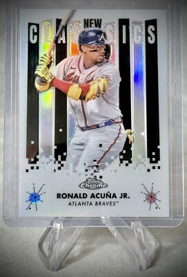 2022 Topps Chrome - Ronald Acuna Jr. - New Classics Refractor Card #NC-3 - Image 1 of 4