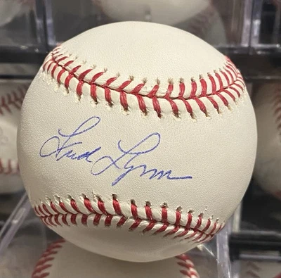 Fred Lynn Signed Baseball Steiner COA HOF Auto JCA - Image 1 of 4