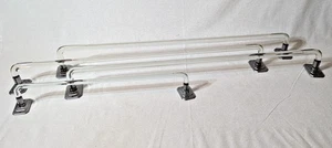 (3) 1950's Glass Towel Bars - Picture 1 of 6
