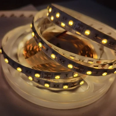 LED Strip 5050 12V  Warm white 3500K  5M NO-Waterproof Flexible Light Stripe - Image 1 of 4