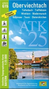 Wander-, Radkarte Oberviechtach / Oberpfalz - Bild 1 von 1