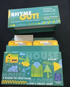 Rima fuera! The Triple Rhyming Game de Educational Insights CAJA ABIERTA - Imagen 1 de 2