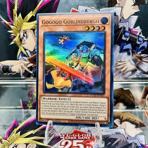 Yugioh Gogogo Goblindbergh DUAD-EN003 Super Rare 1st Ed Near Mint - Picture 1 of 1