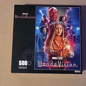 Wanda Vision 500 Piece Marvel Jigsaw Puzzle Buffalo Game Adult Children Avengers - Picture 1 of 3