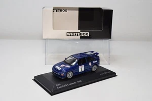 B21 1:43 CAJA BLANCA CAJA BLANCA WB038 FORD ESCORT RS COSWORTH MET. BLUE RALL... - Imagen 1 de 19