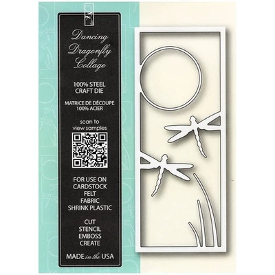 MEMORY BOX Stanzform Präge Stanzschablon Scrapbooking Rahmen mit Libellen 99752 - Bild 1 von 3