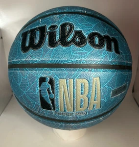 Wilson NBA Forge Pro Ice Blue Game Basketball Ball ( Size 7 ) *VERY RARE* - Picture 1 of 8
