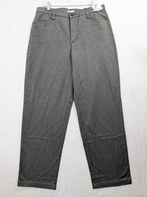 NWT Womens Lee Relaxed Fit Stretch Chino Pants Gray 16 Medium Stretch Custom Fit - Image 1 of 4