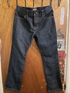Old Navy Boys Classic Blue Denim Jeans Size 7 - Picture 1 of 8