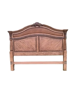 Cabecero Madera King Detalle Cuero Arce Estilo Tradicional Foto 1 de 4