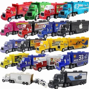 Disney Pixar Cars Lightning McQueen Jackson Storm Mack Hauler Truck+Car Toys~ - Picture 1 of 63