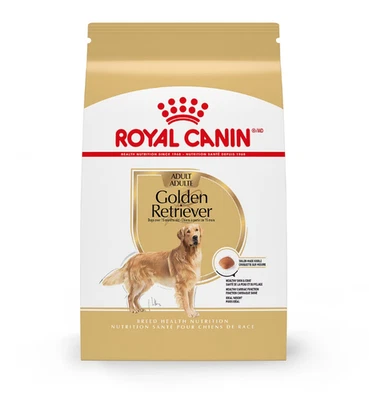 Royal Canin Breed Health Nutrition Golden Retriever Adult Dry Dog Food, 30 lb