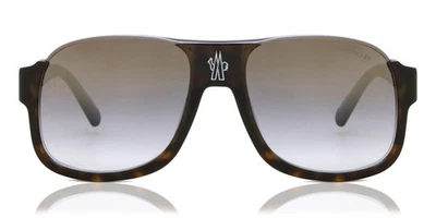 Auténticas gafas de sol MONCLER Pleiades ML0208 52C Dark Havana con lentes grises Foto 1 de 4
