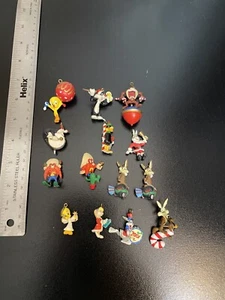 Matrix Looney Tunes Miniature Collectible Ornament Christmas Set Lot Of 10 - Picture 1 of 2