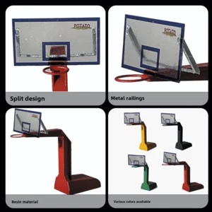1/64 Diorama Resin Basketball Stand Model City Street Scene Display Accessories - Picture 1 of 16