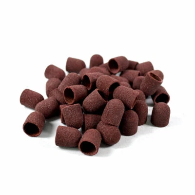 Schleifkappen inkl. Träger Schleifband Fußpflege hülsen Nagelfräser Pediküre - Bild 1 von 4