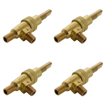 4 Pack Jade Range 4418500200 GAS BURNER Valve 1/8" Mpt X 3/8-27 - Image 1 of 4