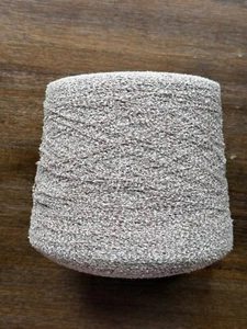 960g 57% Cotton 24% Viscose 19% PA Art Loop Contrast Yarn Cone 1/14nm Millefili - Picture 1 of 7
