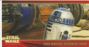 Topps Widevision Star Wars Episode 1 Hard Working Astromech Droid Series One #40 - Bild 1 von 2