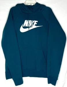 Nike Pull Over Hoodie dunkelgrün, Logo & Swoosh, Activewear Fitness Erwachsene Medium - Bild 1 von 7