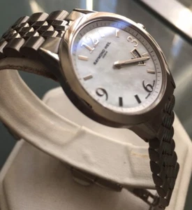 Ladies Genuine Raymond Weil Freelancer Designer Watch Mop Swiss 5670-st-05907 - Picture 1 of 12