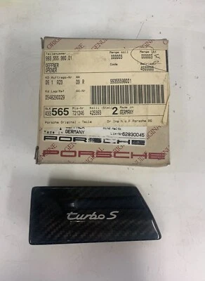 NOS Genuine Porsche 993 Turbo Carbon Fiber Inner Door Handle 99355598001 - Image 1 of 3
