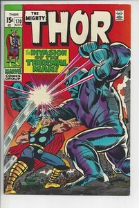 Cubierta térmica Thor #170 en estado bastante bueno (7,5) 1969 Romita Sr para hombre - Imagen 1 de 2
