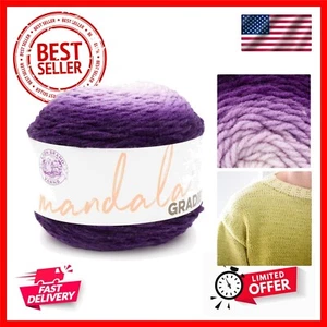 Mandala Gradient, Multicolor Yarn for Knitting, Crochet and Crafting, Purple,... - Imagen 1 de 6